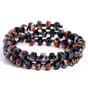 🆕 Paparazzi Seriously Stellar Black Wire Infinity Wrap Bracelet